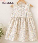 用 牛津布 製作 "5-6歲 無袖連身裙" 