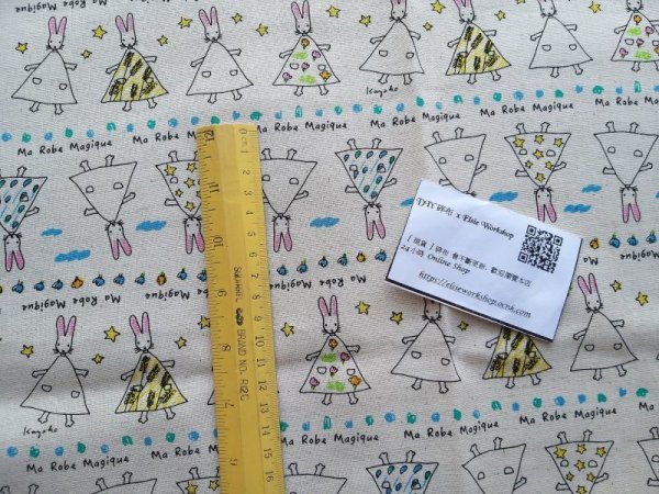 Photo3: ➖ 減價｜‼️不適用於 滿 $350 包郵 及 滿 $600 減 $30｜💢 1m 現貨｜🇯🇵 日本布｜85%棉 15%麻｜わたしのワンピース｜50週年版 (3)