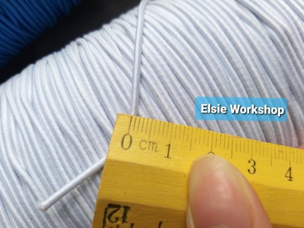 Photo5: [ 🛍 現貨 ] 🇹🇼 台灣進口｜彈性繩｜像筋｜布口罩適｜扎頭髪｜🎀 客人作品分品 🎀 (5)