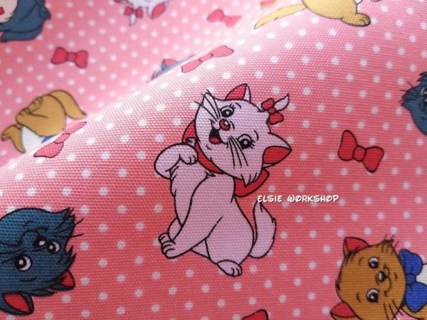 Photo2: 🔥 瘋狂亂減｜‼️不適用於 滿 $350 包郵 及 滿 $600 減 $30｜💢 1m 現貨｜🇯🇵 日本製｜牛津布｜Disney Marie (2)