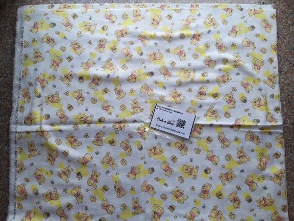 Photo3: ➖ 減價｜‼️不適用於 滿 $350 包郵 及 滿 $600 減 $30｜💢 0.5m 現貨｜🇯🇵 日本製｜100% 棉 👶 雙層紗布｜Disney Winnie the Pooh  (3)