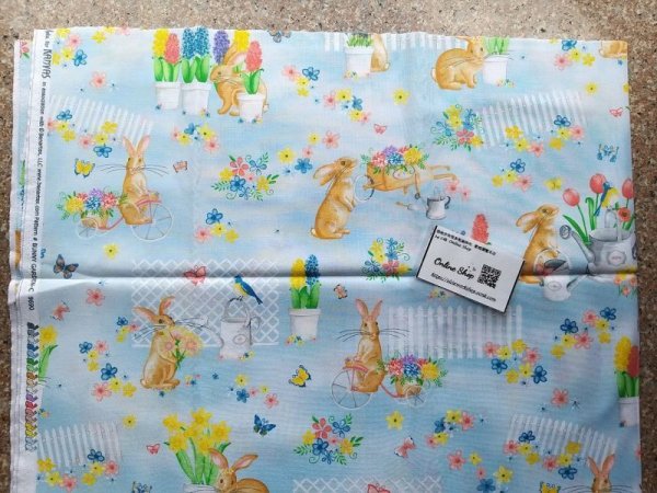 Photo2: ➖ 減價｜‼️不適用於 滿 $350 包郵 及 滿 $600 減 $30｜💢 1y 現貨｜🇺🇸 經美國購買｜Rabbit｜Korea Fabric｜兔仔｜動物｜花園 (2)