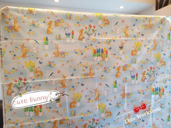 Photo5: ➖ 減價｜‼️不適用於 滿 $350 包郵 及 滿 $600 減 $30｜💢 1y 現貨｜🇺🇸 經美國購買｜Rabbit｜Korea Fabric｜兔仔｜動物｜花園 (5)
