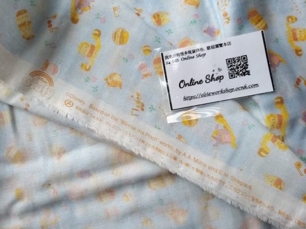 Photo13: ➖ 減價｜‼️不適用於 滿 $350 包郵 及 滿 $600 減 $30｜💢 現貨｜🇯🇵 日本布｜👶 雙層紗布｜Disney Winnie the pooh 💕 客人作品分享系列 💕 (13)