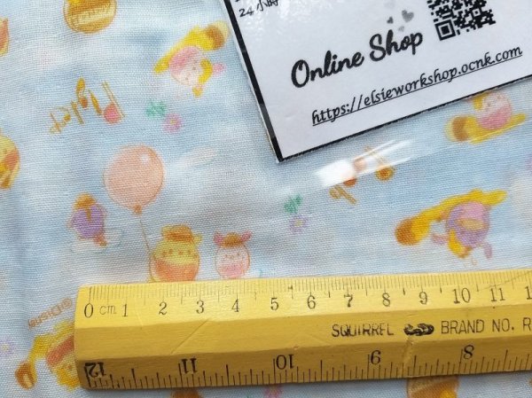 Photo12: ➖ 減價｜‼️不適用於 滿 $350 包郵 及 滿 $600 減 $30｜💢 現貨｜🇯🇵 日本布｜👶 雙層紗布｜Disney Winnie the pooh 💕 客人作品分享系列 💕 (12)