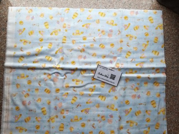 Photo11: ➖ 減價｜‼️不適用於 滿 $350 包郵 及 滿 $600 減 $30｜💢 現貨｜🇯🇵 日本布｜👶 雙層紗布｜Disney Winnie the pooh 💕 客人作品分享系列 💕 (11)