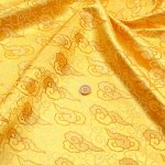 Photo3: ➖ 大減價｜💢 買滿包郵｜💢 金、銀 各 1m 現貨｜🇯🇵 日本布｜緞面提花 ( 100％尼龍緯紗：100％滌綸 )｜和風｜白雲｜佛系 📌 圖案較大 📌 (3)