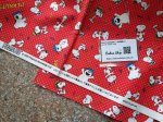 Photo6: 🔥 瘋狂亂減｜‼️不適用於 滿 $350 包郵 及 滿 $600 減 $30｜紅 1m 現貨｜🇯🇵 日本布｜牛津布｜星星底｜Snoppy 💕 客人作品分享系列 💕 (6)