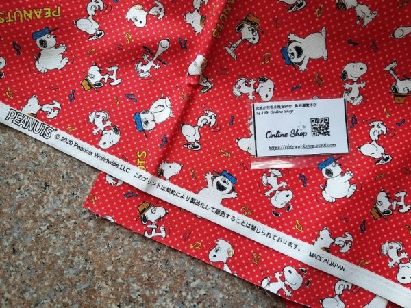 Photo6: 🔥 瘋狂亂減｜‼️不適用於 滿 $350 包郵 及 滿 $600 減 $30｜紅 1m 現貨｜🇯🇵 日本布｜牛津布｜星星底｜Snoppy 💕 客人作品分享系列 💕 (6)