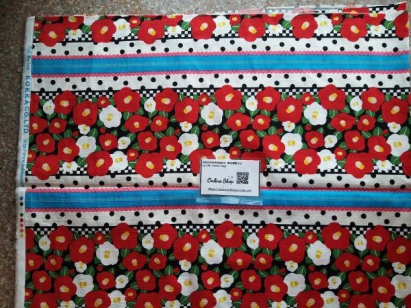 Photo5: ➖ 減價｜‼️不適用於 滿 $350 包郵 及 滿 $600 減 $30｜💢 0.5m 現貨｜🇯🇵 日本布｜薄棉｜竹節紋｜和風｜和調山茶花 2020 (5)