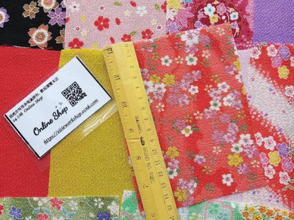 Photo4: ➖ 減價品｜‼️ 不可 滿 $250 包郵 ‼️不可 滿 $600 減 $30｜💢 2份 現貨｜🇯🇵 日本布｜縐布 ❌不可水洗｜每份 20 片 ( 11 x 15 cm ) (4)