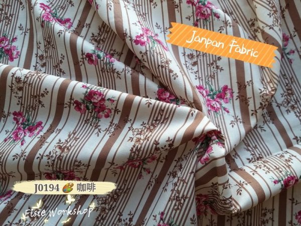 Photo2: ➖ 減價｜‼️不適用於 滿 $350 包郵 及 滿 $600 減 $30｜💢 1m 現貨｜🇯🇵 日本布｜薄棉｜碎花條紋  (2)