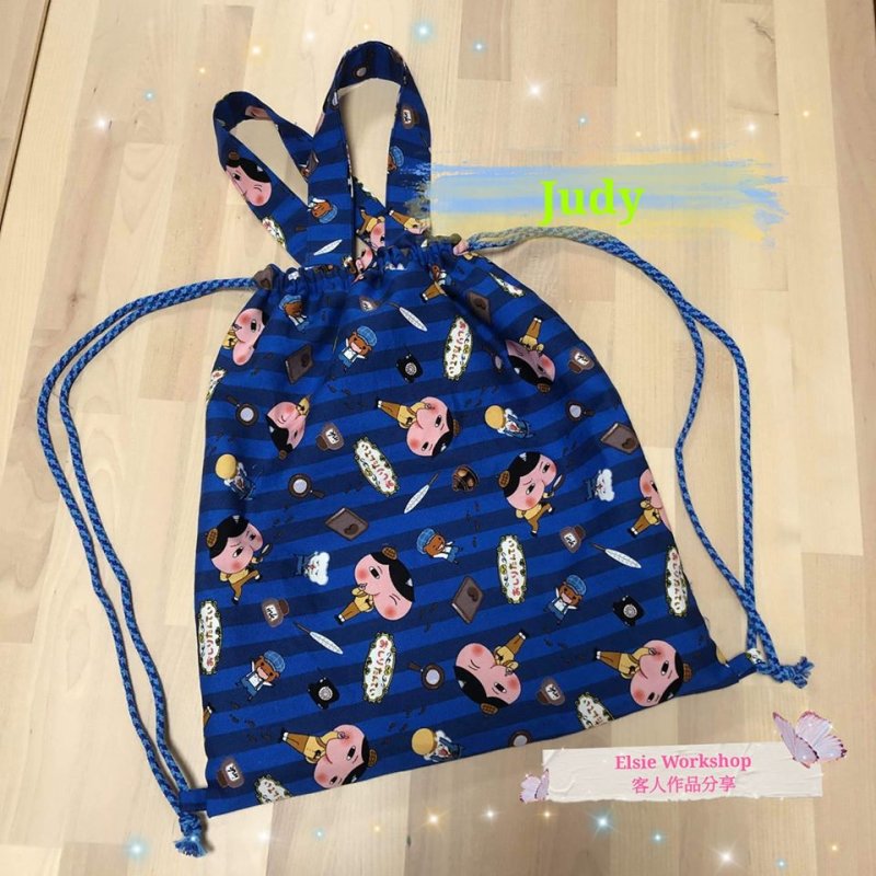 Photo1: 🔥 瘋狂亂減｜‼️不適用於 滿 $350 包郵 及 滿 $600 減 $30｜💢 藍 1m 現貨｜日本製 牛津布｜屁屁偵探｜おしりたんてい 🎀 客人作品分享 🎀