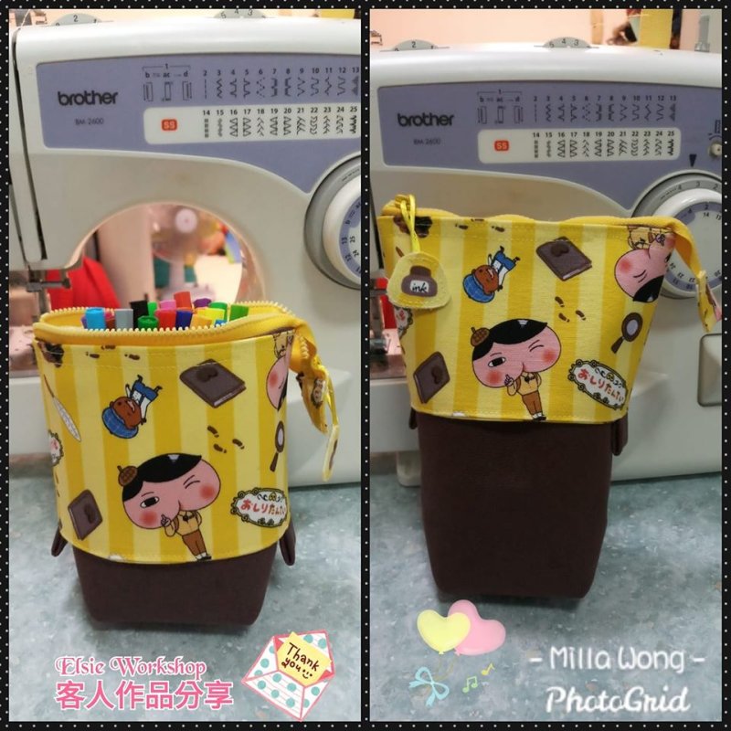 Photo3: 🔥 瘋狂亂減｜‼️不適用於 滿 $350 包郵 及 滿 $600 減 $30｜💢 藍 1m 現貨｜日本製 牛津布｜屁屁偵探｜おしりたんてい 🎀 客人作品分享 🎀