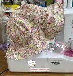 Photo14: ➖ 減價｜‼️不適用於 滿 $350 包郵 及 滿 $600 減 $30｜💢 深藍 有 1 m  現貨｜🇯🇵 日本布｜Liberty ~ 柔軟 、輕盈｜45週年版｜Hello Kitty and Rose Garden 2019 💕 客人作品分享系列 💕  (14)