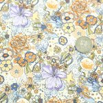 Photo5: ➖ 減價｜‼️ 不享 滿 $250 包郵 ‼️不享 滿 $600 減 $30｜💢 橙、粉、藍 各有 0.5y 現貨｜🇹🇼 台灣製｜薄棉｜迷幻花園 (5)