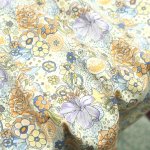 Photo2: ➖ 減價｜‼️ 不享 滿 $250 包郵 ‼️不享 滿 $600 減 $30｜💢 橙、粉、藍 各有 0.5y 現貨｜🇹🇼 台灣製｜薄棉｜迷幻花園 (2)