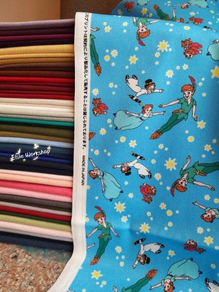 Photo6: 🔥 瘋狂亂減｜‼️不適用於 滿 $350 包郵 及 滿 $600 減 $30｜💢 1m 現貨｜🇯🇵 日本布｜牛津布｜小飛俠 Peter Pan Japan Fabric (6)