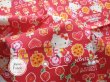 Photo3: ➖ 大減價｜💢 買滿包郵｜💢 紅 有 0.5m  現貨｜🇯🇵 日本布｜牛津布｜ Sanrio Hello Kitty Fabric  (3)