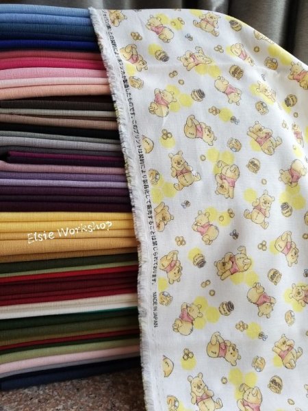 Photo6: ➖ 減價｜‼️不適用於 滿 $350 包郵 及 滿 $600 減 $30｜💢 0.5m 現貨｜🇯🇵 日本製｜100% 棉 👶 雙層紗布｜Disney Winnie the Pooh  (6)