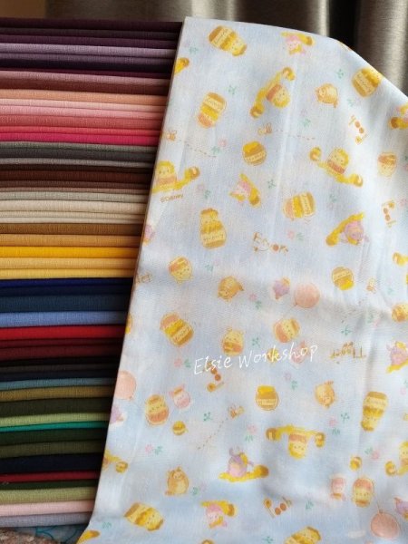 Photo15: ➖ 減價｜‼️不適用於 滿 $350 包郵 及 滿 $600 減 $30｜💢 現貨｜🇯🇵 日本布｜👶 雙層紗布｜Disney Winnie the pooh 💕 客人作品分享系列 💕 (15)