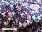 Photo1: ➖ 減價｜‼️不適用於 滿 $350 包郵 及 滿 $600 減 $30｜💢 深藍 有 1 m  現貨｜🇯🇵 日本布｜Liberty ~ 柔軟 、輕盈｜45週年版｜Hello Kitty and Rose Garden 2019 💕 客人作品分享系列 💕  (1)