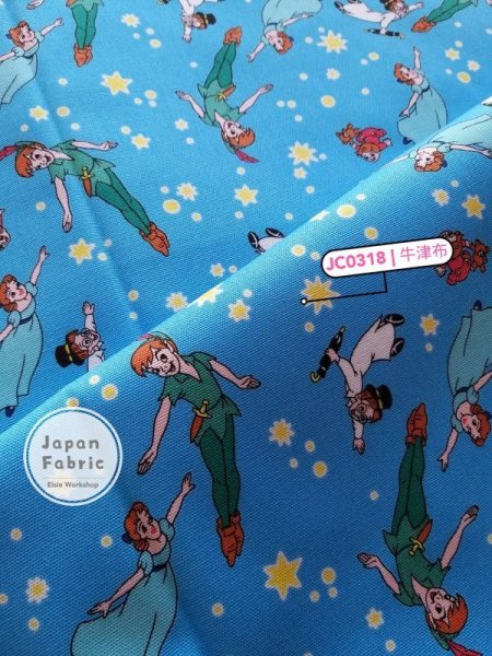 Photo1: ➖ 大減價｜💢 買滿包郵｜💢 1m 現貨｜🇯🇵 日本布｜牛津布｜小飛俠 Peter Pan Japan Fabric  (1)