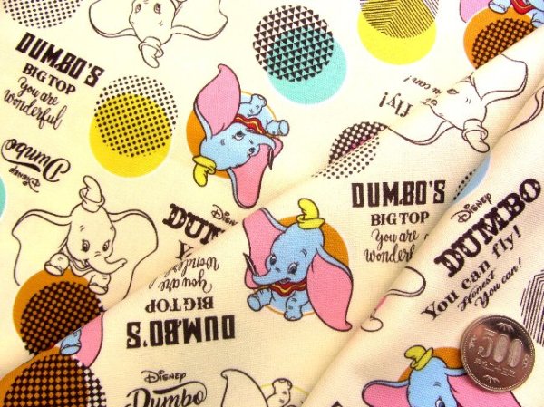 Photo3: 📮 買滿包郵｜💢 非 現貨｜ 🇯🇵 日本布｜牛津布｜Dumbo｜Disney｜小飛象 日本棉布 (3)