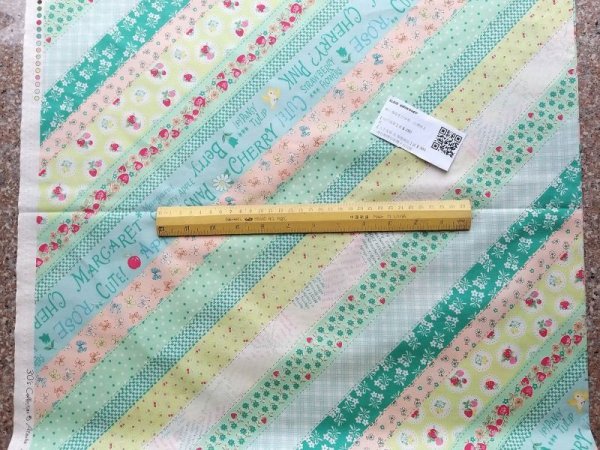 Photo10: ➖ 減價品｜‼️不適用於 滿 $350 包郵 及 滿 $600 減 $30｜💢 2色各有 1 塊 0.5m 現貨｜🇯🇵 日本布｜YUWA｜薄棉｜松山敦子｜Bias Ribbon｜士多啤梨 (10)
