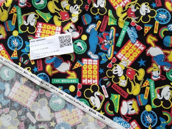 Photo5: 🔥 瘋狂亂減｜‼️不適用於 滿 $350 包郵 及 滿 $600 減 $30｜💢 0.5m 現貨｜🇯🇵 日本製｜100% 棉 牛津布｜Disney｜Mickey Mouse｜Donald Duck｜Goofy (5)