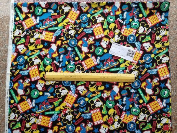 Photo3: 🔥 瘋狂亂減｜‼️不適用於 滿 $350 包郵 及 滿 $600 減 $30｜💢 0.5m 現貨｜🇯🇵 日本製｜100% 棉 牛津布｜Disney｜Mickey Mouse｜Donald Duck｜Goofy (3)