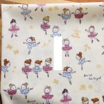 Photo3: ➖ 減價｜‼️不適用於 滿 $350 包郵 及 滿 $600 減 $30｜💢 米黃、粉、黑 各有 1y 現貨｜🇹🇼 台灣布｜薄棉｜芭蕾舞少女 (3)