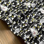 Photo2: 🔥 瘋狂亂減｜‼️不適用於 滿 $350 包郵 及 滿 $600 減 $30｜💢 灰 0.5m 現貨｜🇯🇵 日本製｜牛津布｜Sanrio XO｜Badtz-Maru  (2)