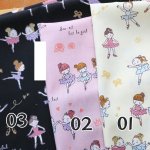 Photo1: ➖ 減價｜‼️不適用於 滿 $350 包郵 及 滿 $600 減 $30｜💢 米黃、粉、黑 各有 1y 現貨｜🇹🇼 台灣布｜薄棉｜芭蕾舞少女 (1)