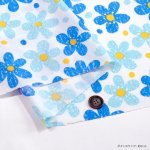 Photo1: ➖ 減價｜‼️不適用於 滿 $350 包郵 及 滿 $600 減 $30｜💢 藍 1m 現貨｜🇯🇵 日本製｜薄｜65% polyester、35% cotton｜花 (1)