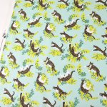 Photo2: ➖ 減價｜‼️不適用於 滿 $350 包郵 及 滿 $600 減 $30｜💢 綠 0.5m 現貨｜🇯🇵 日本布｜薄棉｜貓 (2)