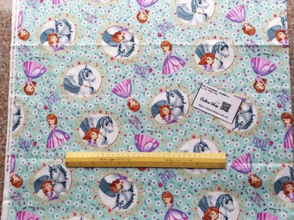 Photo4: 🔥 瘋狂亂減｜‼️不適用於 滿 $350 包郵 及 滿 $600 減 $30｜💢 0.5m 現貨｜🇯🇵 日本製｜牛津布｜Sofia the first｜Disney 迪士尼公主 (4)