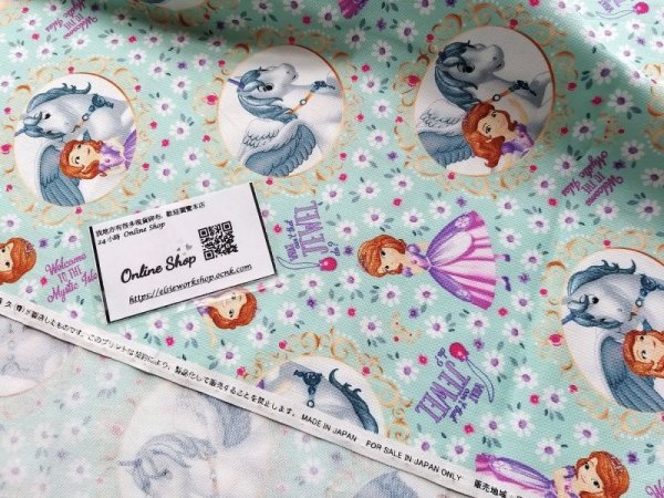 Photo6: 🔥 瘋狂亂減｜‼️不適用於 滿 $350 包郵 及 滿 $600 減 $30｜💢 0.5m 現貨｜🇯🇵 日本製｜牛津布｜Sofia the first｜Disney 迪士尼公主 (6)