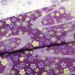 Photo1: ➖ 減價｜‼️不適用於 滿 $350 包郵 及 滿 $600 減 $30｜💢紫 1y 現貨｜🇹🇼 台灣布｜薄棉｜落櫻流水紋｜和風 (1)