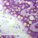 Photo2: ➖ 減價｜‼️不適用於 滿 $350 包郵 及 滿 $600 減 $30｜💢紫 1y 現貨｜🇹🇼 台灣布｜薄棉｜落櫻流水紋｜和風 (2)