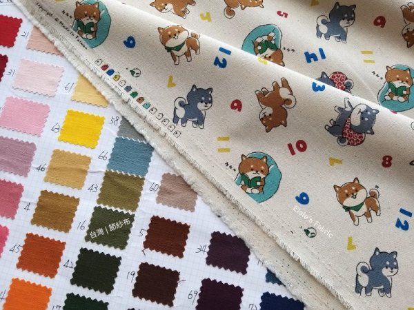 Photo6: ➖ 減價｜‼️不適用於 滿 $350 包郵 及 滿 $600 減 $30｜💢 米 有 0.5y 現貨｜🇹🇼 台灣布｜厚棉｜數字柴柴 (6)