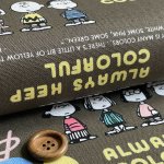 Photo3: 🔥 瘋狂亂減｜‼️不適用於 滿 $350 包郵 及 滿 $600 減 $30｜💢 軍綠 0.5m 現貨｜🇯🇵 日本製｜牛津布｜Snoopy｜Peanuts   (3)