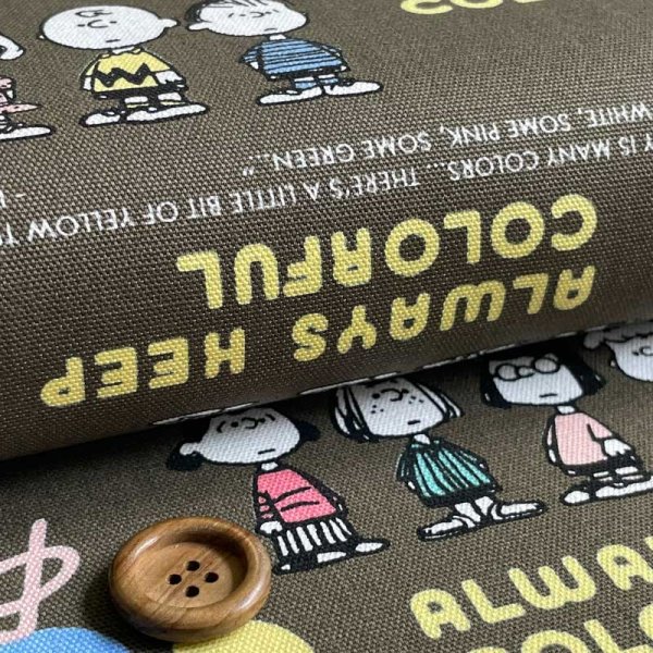 Photo3: 🔥 瘋狂亂減｜‼️不適用於 滿 $350 包郵 及 滿 $600 減 $30｜💢 軍綠 0.5m 現貨｜🇯🇵 日本製｜牛津布｜Snoopy｜Peanuts   (3)