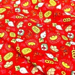 Photo2: 🧧瘋狂亂減｜‼️不適用於 滿 $350 包郵 及 滿 $600 減 $30｜💢 紅、黃、深藍 各有 0.5y 現貨｜🇹🇼 台灣布｜薄棉｜吉祥發財好彩頭 (2)