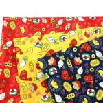 Photo1: 🧧瘋狂亂減｜‼️不適用於 滿 $350 包郵 及 滿 $600 減 $30｜💢 紅、黃、深藍 各有 0.5y 現貨｜🇹🇼 台灣布｜薄棉｜吉祥發財好彩頭 (1)