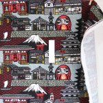 Photo1: 🧧瘋狂亂減｜‼️不適用於 滿 $350 包郵 及 滿 $600 減 $30｜💢 紅 0.5y 現貨｜🇹🇼 台灣布｜厚棉｜達摩富士山 (1)