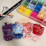 Photo6: ➖ 減價｜‼️不適用於 滿 $350 包郵 及 滿 $600 減 $30｜💢紫 1y 現貨｜🇹🇼 台灣布｜薄棉｜落櫻流水紋｜和風 (6)