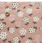 Photo2: ➖ 減價品｜‼️不適用於 滿 $350 包郵 及 滿 $600 減 $30｜💢 復古粉、孔紫 各 0.5m 現貨｜🇯🇵 日本製｜薄棉｜花｜Flower｜圓形 (2)