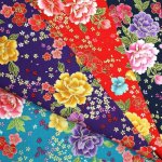 Photo1: 🧧瘋狂亂減｜‼️不適用於 滿 $350 包郵 及 滿 $600 減 $30｜💢 紅、湖藍、深藍 各 1y 現貨｜🇹🇼 台灣製｜厚棉｜花開富貴 (1)