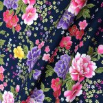 Photo5: 🧧瘋狂亂減｜‼️不適用於 滿 $350 包郵 及 滿 $600 減 $30｜💢 紅、湖藍、深藍 各 1y 現貨｜🇹🇼 台灣製｜厚棉｜花開富貴 (5)